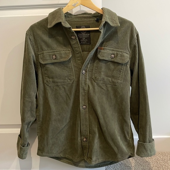 Buffalo David Bitton army green corduroy jacket - Picture 1 of 2